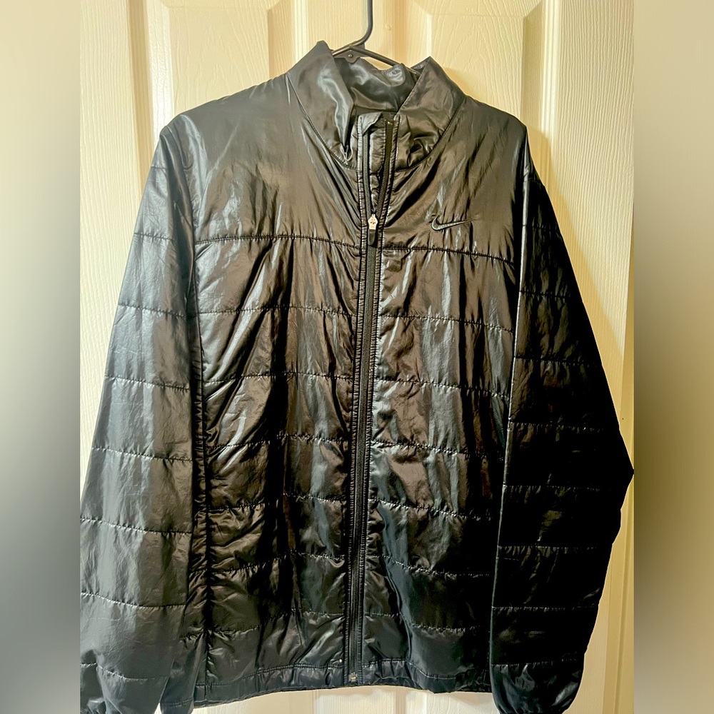 Black Nike Raincoat Jacket